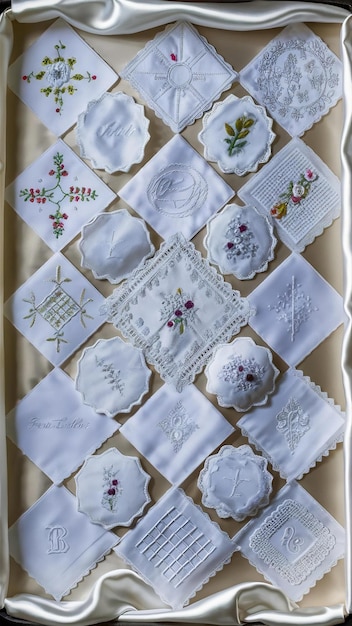 haftowane próbki produktów